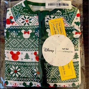 Little sleepies Disney Mickey fair isle preemie